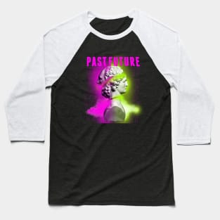 Janus Mythology Vaporwave Pink and Green Baseball T-Shirt